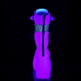 Blanco Neon 11,5 cm SHAKER-70 botas cyberpunk plataforma