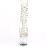 Blanco transparente 18 cm ADORE-1020C botines de striptease