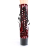 Bordo patrn de serpiente 18 cm ADORE-1020SP exotic botines de pole dance