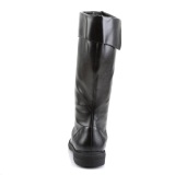 CAPTAIN-105 negro botas de capitn cosplay halloween botas de hombre