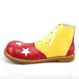 CLOWN-02 funtasma zapatos unisex de payaso y circo amarillas