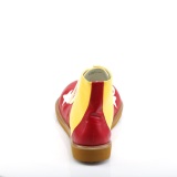 CLOWN-02 funtasma zapatos unisex de payaso y circo amarillas