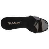 Charol 11,5 cm GALA-01S pantuflas tacn alto mujer tacn bajo