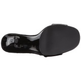 Charol 11,5 cm GALA-01S pantuflas tacn alto mujer tacn bajo