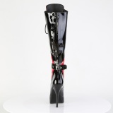 Charol 13,5 cm high heels botas pleaser con plataforma