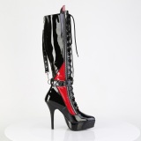 Charol 13,5 cm high heels botas pleaser con plataforma