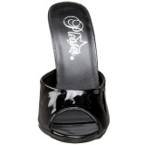 Charol 13 cm Pleaser SEDUCE-101 Mules Tacn Alto Mujer