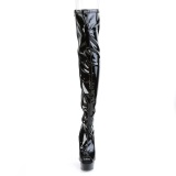 Charol 15 cm DELIGHT-3011 botas altas pleaser