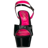 Charol 15 cm KISS-209TT Sandalias Mujer Plataforma Neon