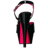 Charol 15 cm KISS-209TT Sandalias Mujer Plataforma Neon