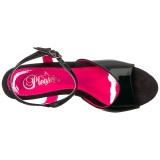 Charol 15 cm KISS-209TT Sandalias Mujer Plataforma Neon