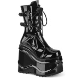 Charol 15 cm WAVE-150 demoniacult botas en cua