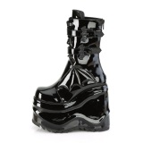 Charol 15 cm WAVE-150 demoniacult botas en cua