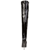 Charol 16 cm DAGGER-3000 over knee botas altas con tacn