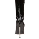 Charol 16 cm DAGGER-3000 over knee botas altas con tacn