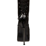 Charol 16 cm DAGGER-3060 over knee botas altas con tacn