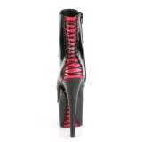 Charol 18 cm ADORE-1020FH botines mujer con plataforma corse