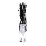 Charol 20 cm FLASH-1020-8 led luminou plataforma botines de pole dance