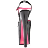 Charol 20 cm XTREME-809TT Sandalias Mujer Plataforma Neon