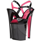 Charol 20 cm XTREME-809TT Sandalias Mujer Plataforma Neon