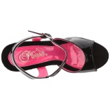 Charol 20 cm XTREME-809TT Sandalias Mujer Plataforma Neon