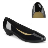 Charol 3 cm GWEN-01 zapatos de saln para hombres y drag queens negros