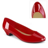 Charol 3 cm GWEN-01 zapatos de saln para hombres y drag queens rojos