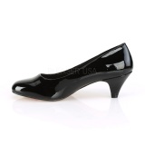 Charol 6 cm FEFE-01 zapatos de saln para hombres y drag queens negros