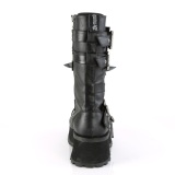 Cuero Vegano GRAVEDIGGER-250 botas con punta de acero - botas de combate demoniacult