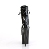 ENCHANT-1040 19 cm botines de tacn altos pleaser negro