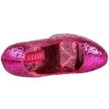 Fucsia Brillo 14,5 cm Burlesque BORDELLO TEEZE-06G Plataforma Zapatos de Saln