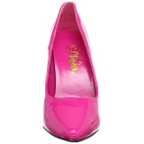 Fucsia Charol 13 cm SEDUCE-420 zapatos de saln puntiagudos