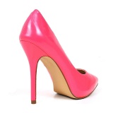 Fucsia Neon 13 cm AMUSE-20 zapatos tacn de aguja puntiagudos