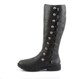 GOTHAM-109 negro botas de capitn cosplay halloween botas de hombre