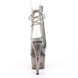 Gris transparente 18 cm ADORE-1018CT botines de striptease