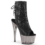 Gris transparente 18 cm ADORE-1018GT botines de striptease