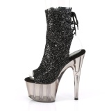 Gris transparente 18 cm ADORE-1018GT botines de striptease