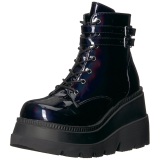 Holograma 11,5 cm SHAKER-52 botines cua alta plataforma negro