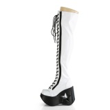 Holograma 13 cm DYNAMITE-300 Botas hasta la rodilla cua alta blanco