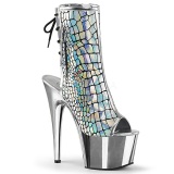 Holograma 18 cm ADORE-1018HG botines con suela plataforma mujer