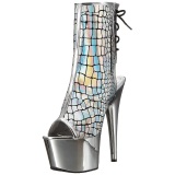 Holograma 18 cm ADORE-1018HG botines con suela plataforma mujer