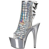 Holograma 18 cm ADORE-1018HG botines con suela plataforma mujer