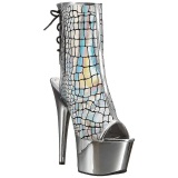 Holograma 18 cm ADORE-1018HG botines con suela plataforma mujer