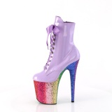 Lavanda glitter 20 cm FLAMINGO-1020HG exotic botines de striptease