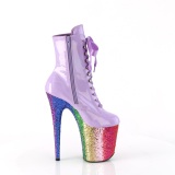 Lavanda glitter 20 cm FLAMINGO-1020HG exotic botines de striptease