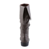 Marrones botas robinhood hombre cosplay renacimiento halloween botas