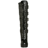 Mate 13 cm ELECTRA-2042 plataforma botas de mujer con hebillas