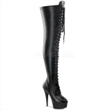 Mate 15,5 cm DELIGHT-3023 Botas Altas Plataforma