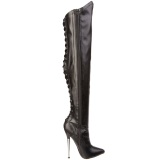 Mate 16 cm DAGGER-3060 over knee botas altas con tacn