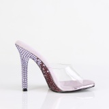 Mules Lavanda 11,5 cm GALA-01DMM mules con tacn alto strass